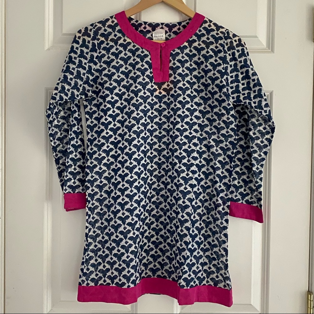 NWT AZUL girls swim cover up, size L